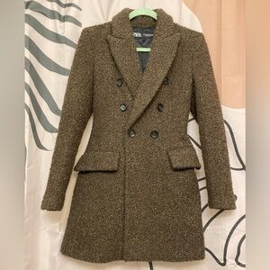 Zara Wool Peacoat
